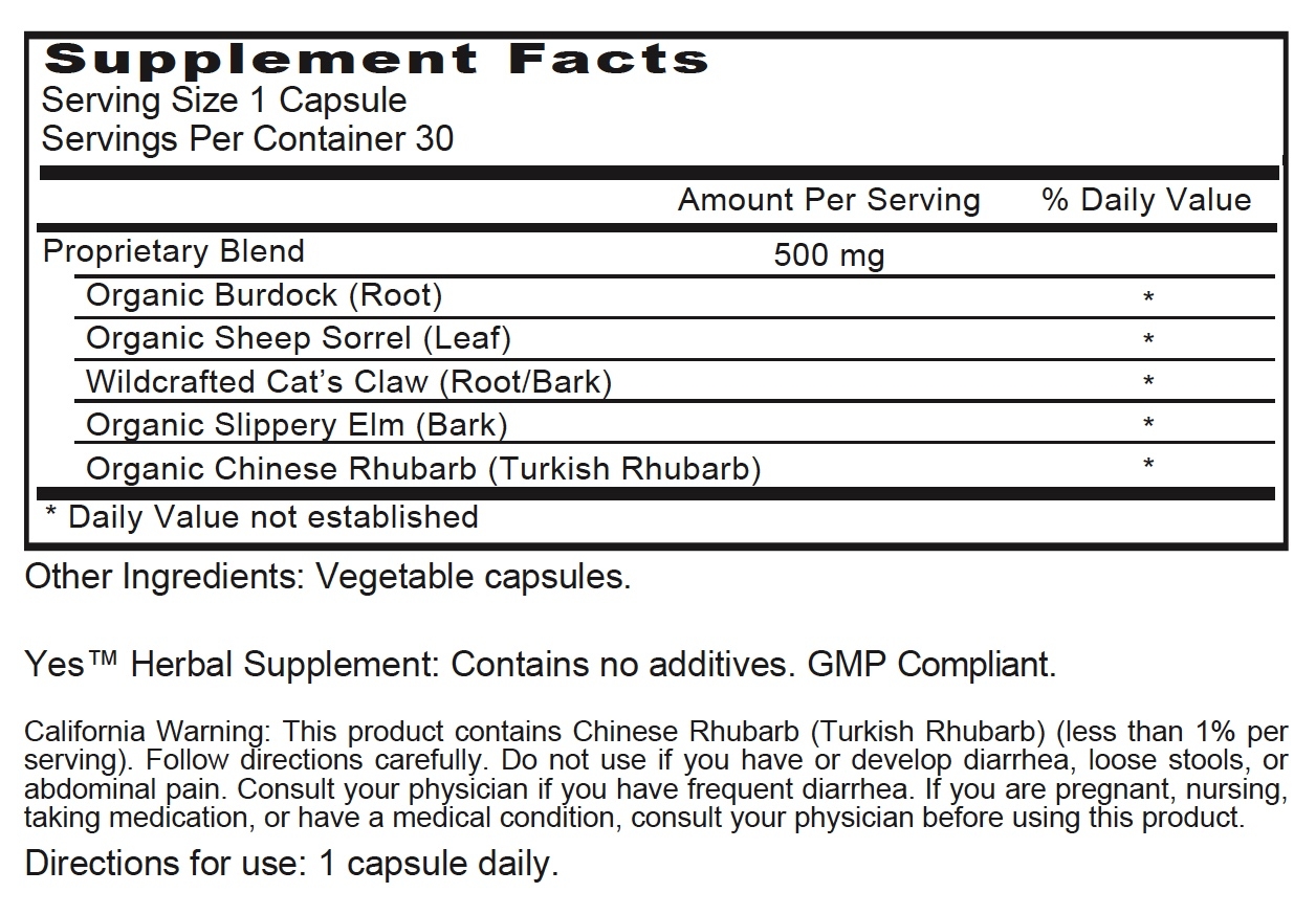 Herbal Supplements Supplement Information